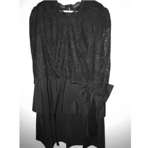 Black Vintage dress from the 80’s